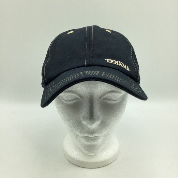 TEHAMA Nancy Haley Women's Adjustable OSFM Golf Hat Cap Dark Blue White Sprots - Picture 2 of 11